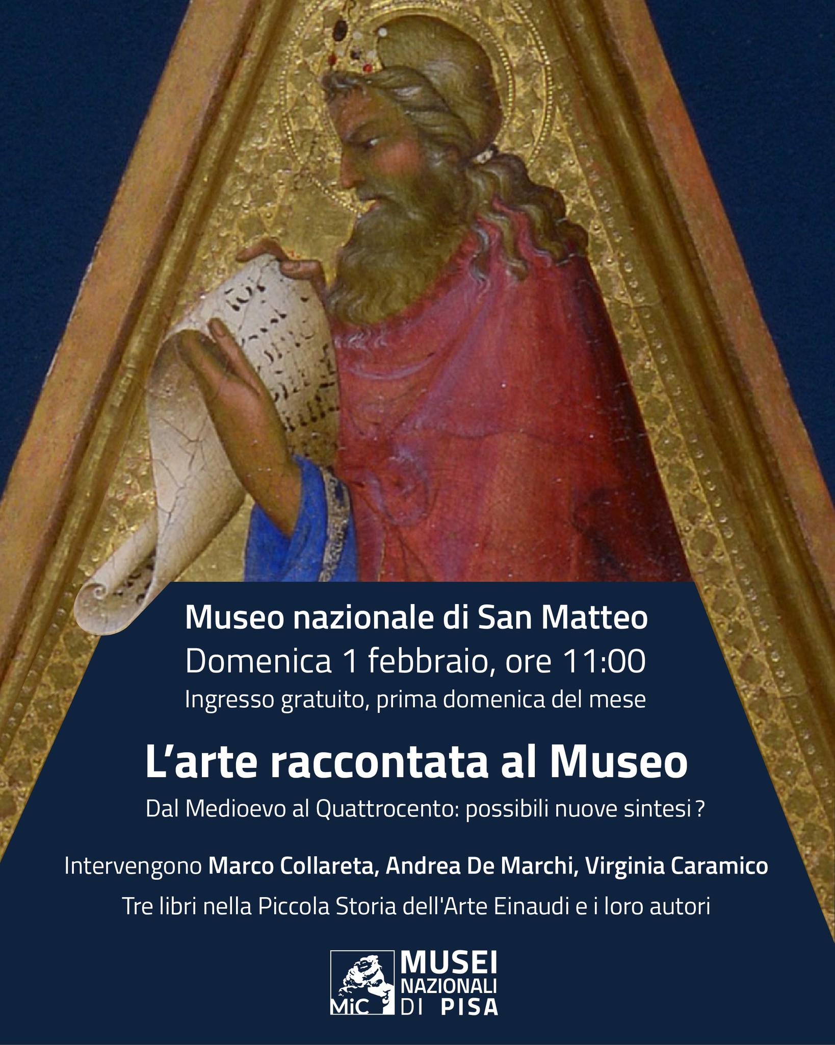 Domenica 1 febbraio ai Musei Nazionali di Pisa